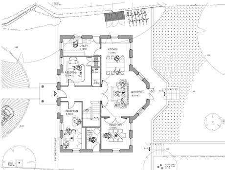 AEW design detached house in Conservation Area on bank of Thames April image 5