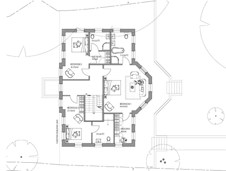 AEW design detached house in Conservation Area on bank of Thames April image 8